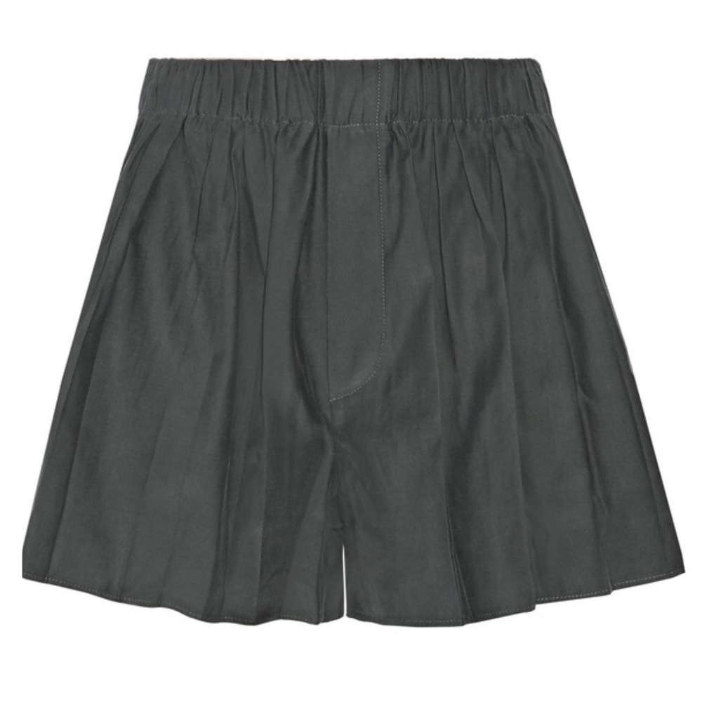 Rag &‎ Bone | NWT Caviar Holten Pleated Twill Lounge Shorts in Grey & Black